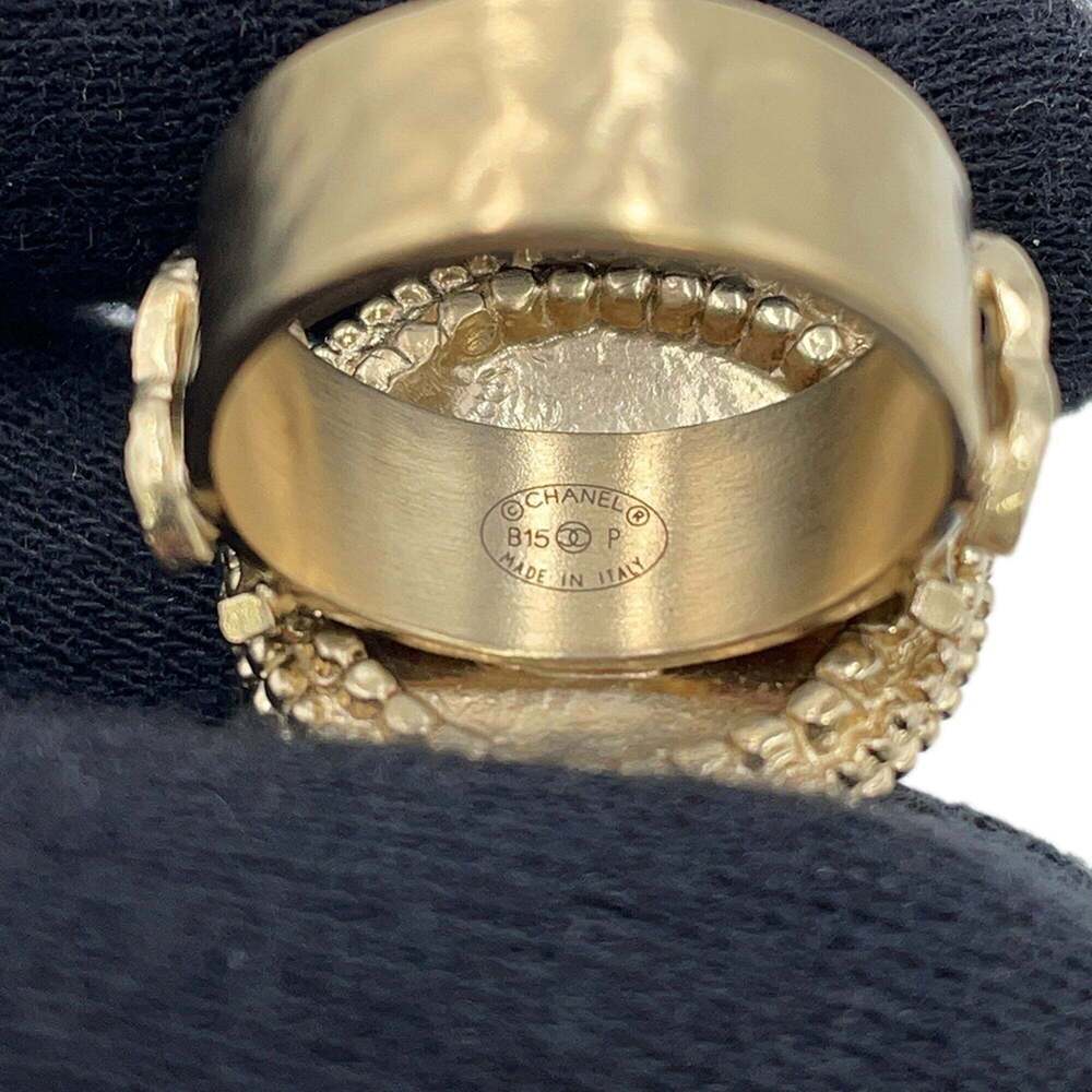 CHANEL Gold Logo Ring - Picture 7 of 7